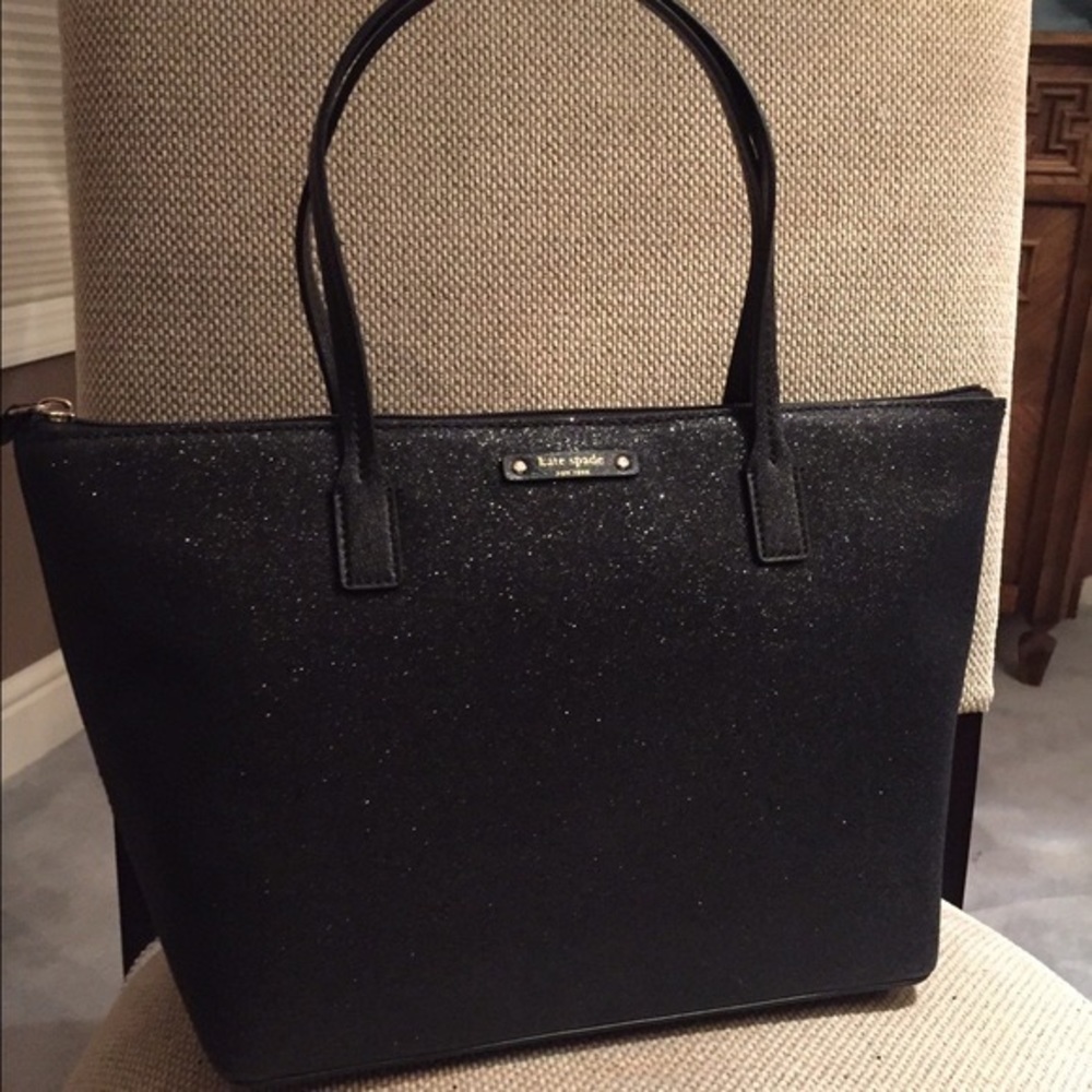 Kate Spade Black Shimmer Bag